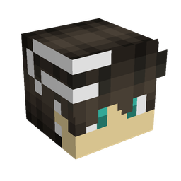 Black skin: head render
