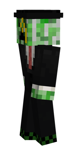 Black skin: body, left side render