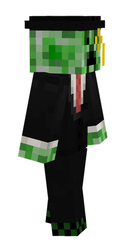 Black skin: body, right side render