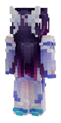Blue skin: body, back render