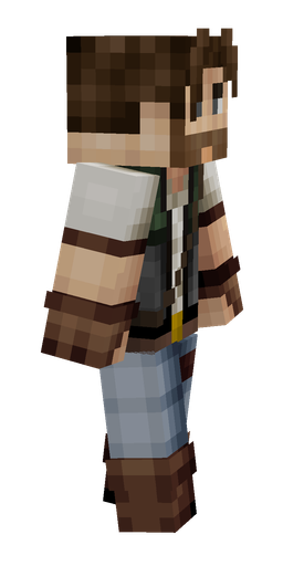 Black skin: body, right side render