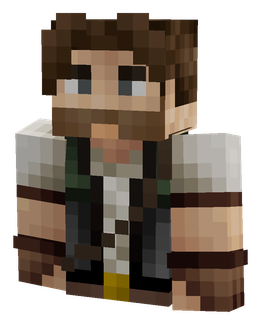 Black skin: bust render