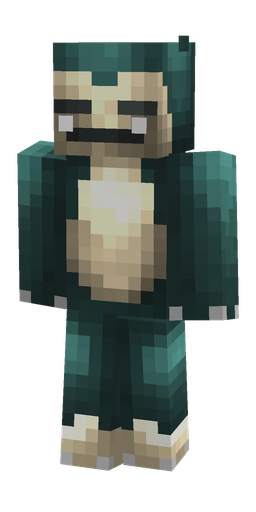 Blue skin: body, front render