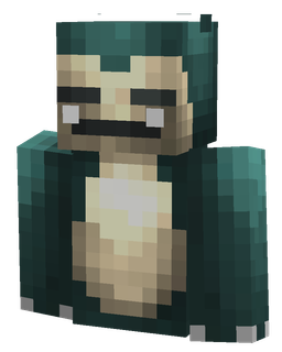 Blue skin: bust render