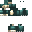 Blue skin: raw texture render