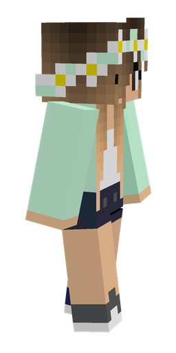 Brown skin: body, right side render