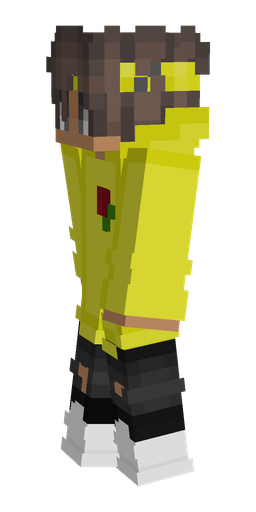 Black skin: body, left side render