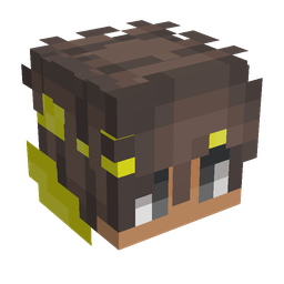 Black skin: head render