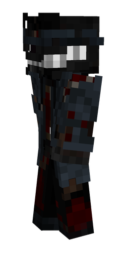 Black skin: body, left side render