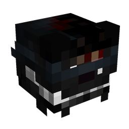 Black skin: head render