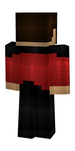 Black skin: body, back render