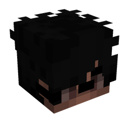 Black skin: head render