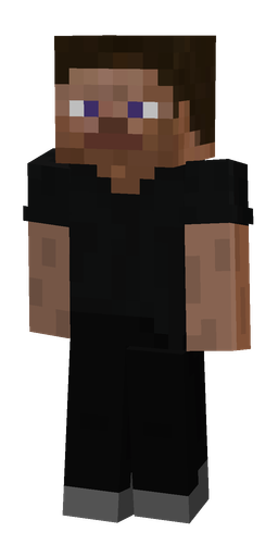 Black skin: body, front render