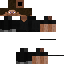 Black skin: raw texture render