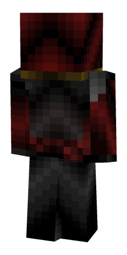 Black skin: body, back render