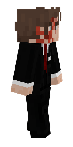 Black skin: body, right side render