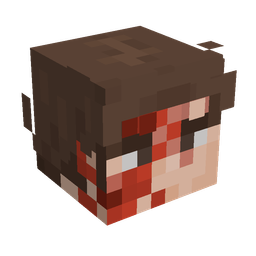 Black skin: head render