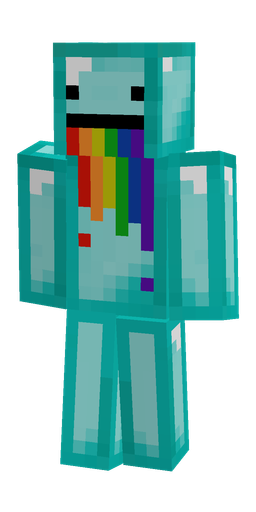 Blue skin: body, front render