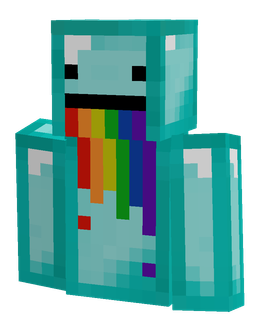 Blue skin: bust render