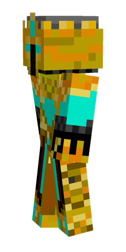 Black skin: body, left side render