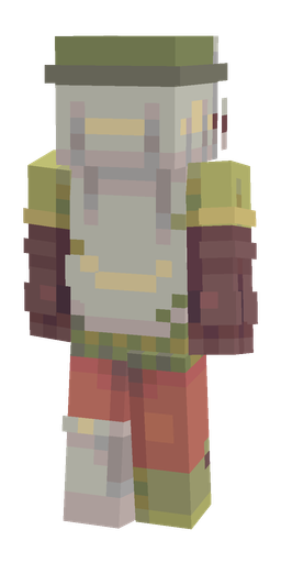Rainbow skin: body, back render