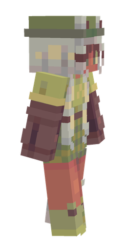 Rainbow skin: body, right side render