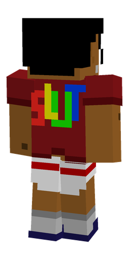 Brown skin: body, back render