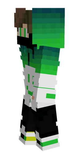 Black skin: body, left side render