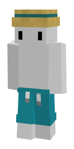 Blue skin: body, front render