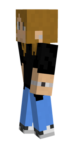 Black skin: body, left side render