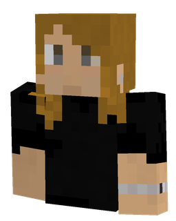 Black skin: bust render