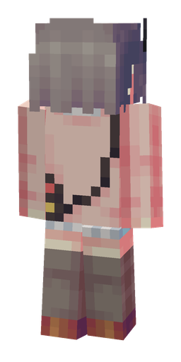 Gray skin: body, back render