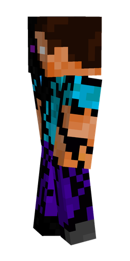 Black skin: body, left side render