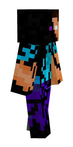 Black skin: body, right side render