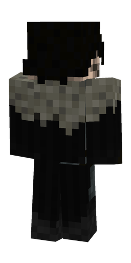 Black skin: body, back render