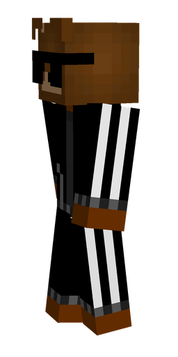 Black skin: body, left side render