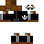 Black skin: raw texture render