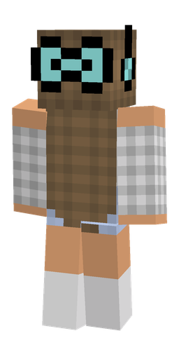 Brown skin: body, back render