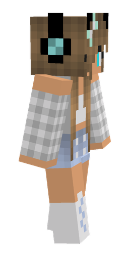 Brown skin: body, right side render