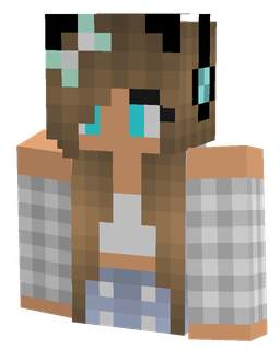 Brown skin: bust render