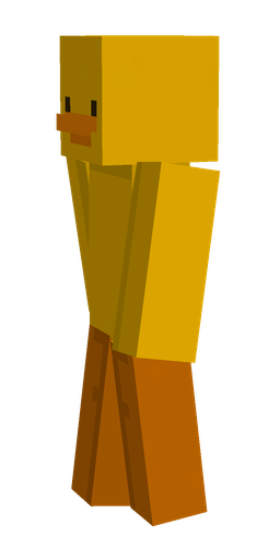 Brown skin: body, left side render