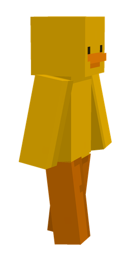 Brown skin: body, right side render