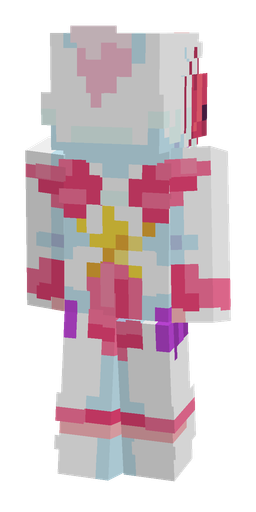 Blue skin: body, back render
