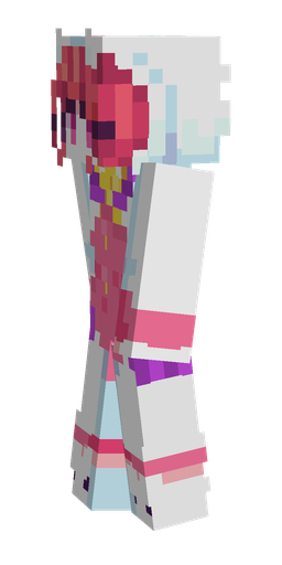 Blue skin: body, left side render