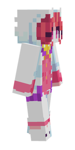 Blue skin: body, right side render