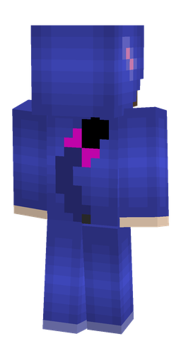 Blue skin: body, back render