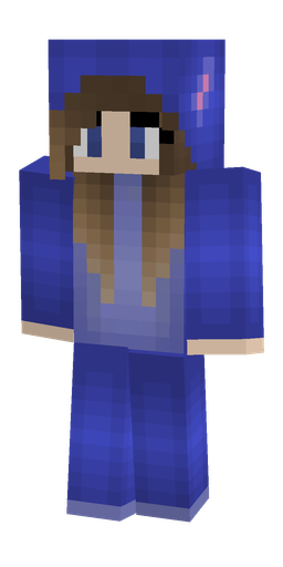 Blue skin: body, front render