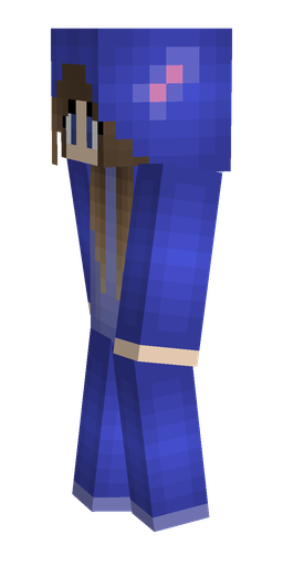 Blue skin: body, left side render