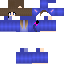 Blue skin: raw texture render