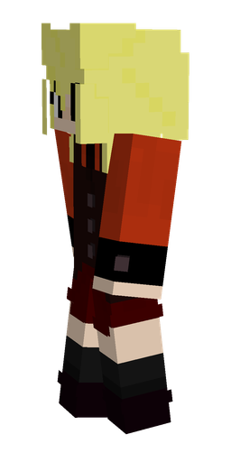 Black skin: body, left side render